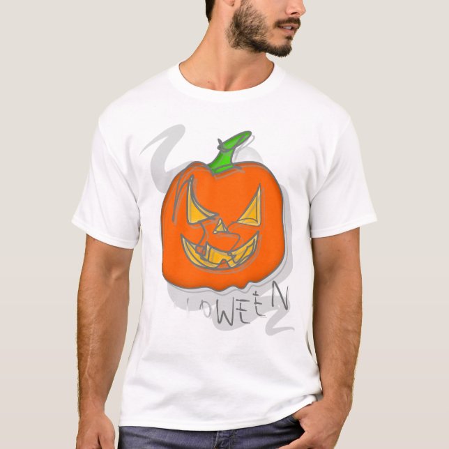 Camiseta Tshirt men halloween party  (Frente)