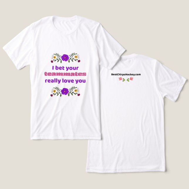 Camiseta Tshirt Men Hockey Gift Teammates  (Design Frente e Verso)