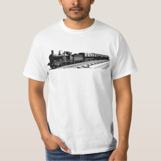 Camiseta tshirt moderno do vintage 2 do trem