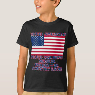 Camiseta Tshirt ORGULHOSO do MEMBRO de TEA PARTY