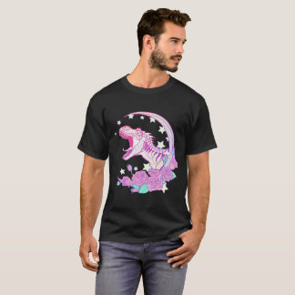 Camiseta TShirt Pastel de Trex do gótico - Vaporwave