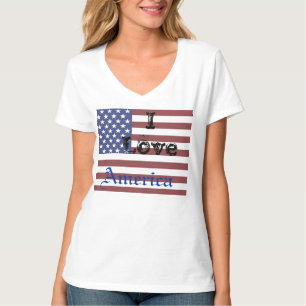 Camiseta Tshirt patriótico 5 da liberdade da bandeira