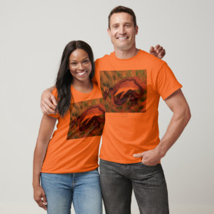 Camiseta Tshirt pintado dragão