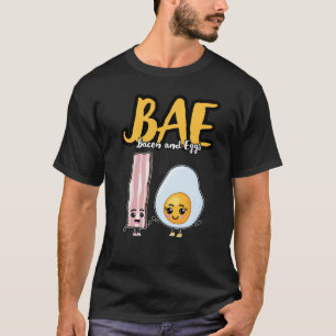 Camiseta Tshirt romântico do bacon de BAE e do amante