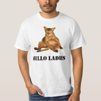 Camiseta TShirt sujo do gato, olá! TShirt do gráfico dos