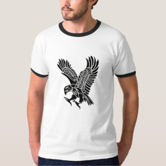 Camiseta Tshirt tribal do design do tatuagem de Eagle do
