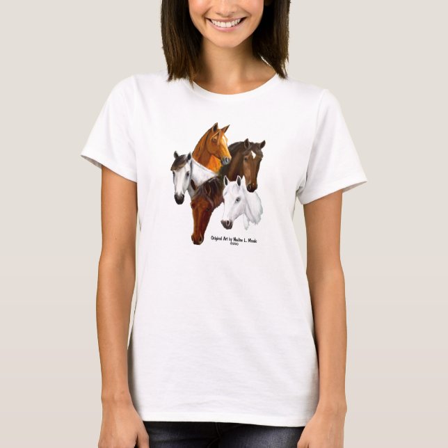 Camiseta Tshirt, um passado do cavalo que é essa senhora (Frente)