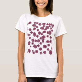 Camiseta Tshirt with fantastic roses on white background