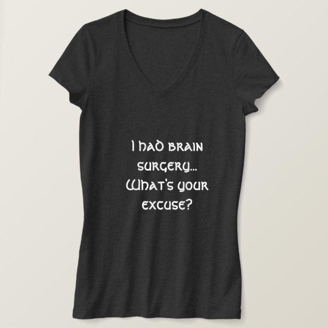 Camiseta TSicterícia de cirurgia cerebral (Frente do Design)