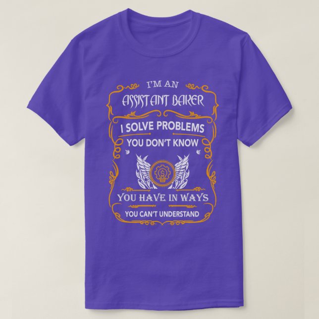 Camiseta TSirt Clássico BAKER ASSISTENTE (Frente do Design)