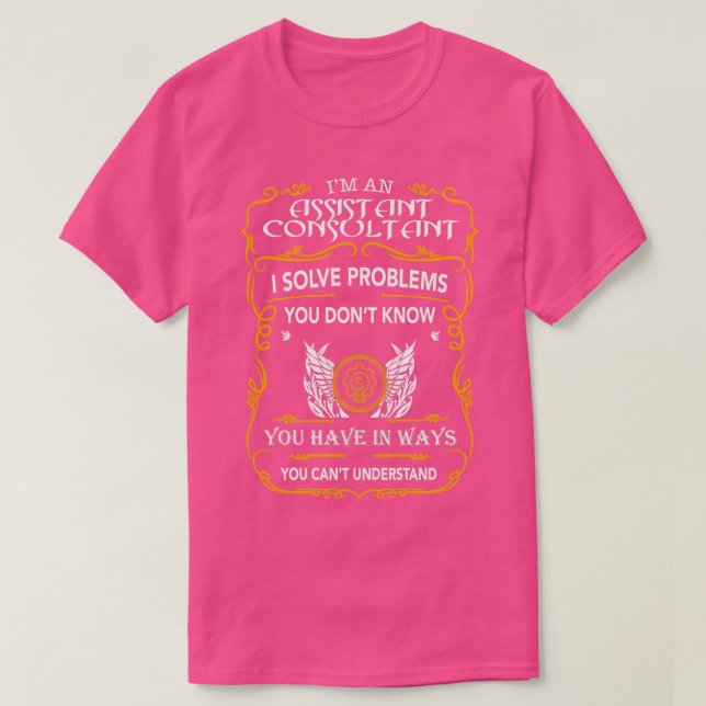Camiseta TSirt Clássico CONSULTANTE ASSISTENTE (Frente do Design)