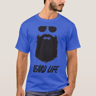Camiseta TSirt Clássico da Vida da Barba
