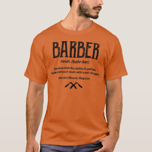 Camiseta TSirt Clássico de Barber Definição de Barber