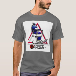 Camiseta TSirt Clássico de Cadeira de Barber