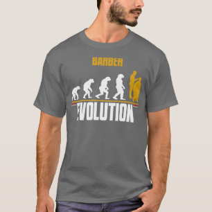 Camiseta TSirt Clássico de Evolução de Barber
