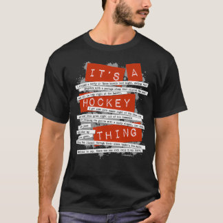 Camiseta TSirt Clássico de Hockey Slang
