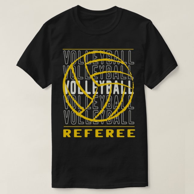Camiseta TSirt clássico de voleibol (Frente do Design)