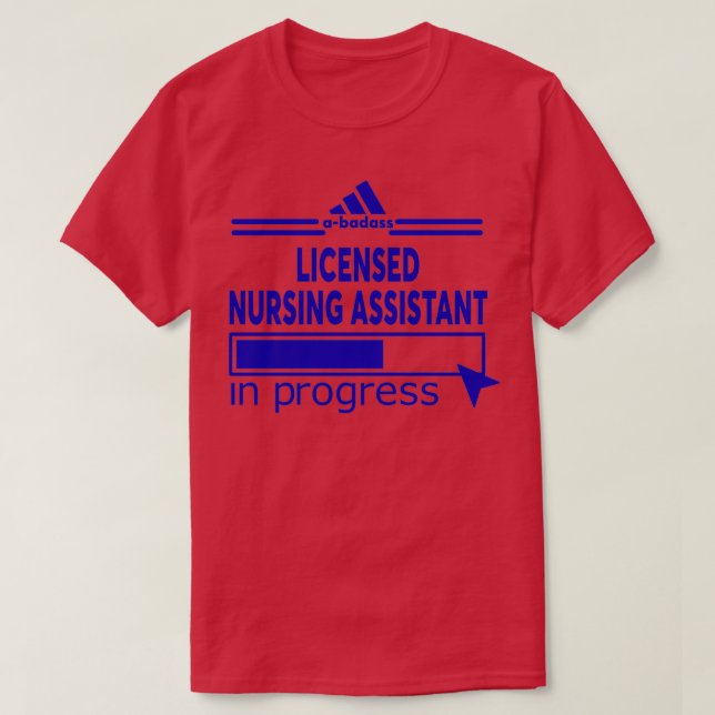Camiseta TSirt Clássico do Assistente de Enfermagem LICENCI (Frente do Design)