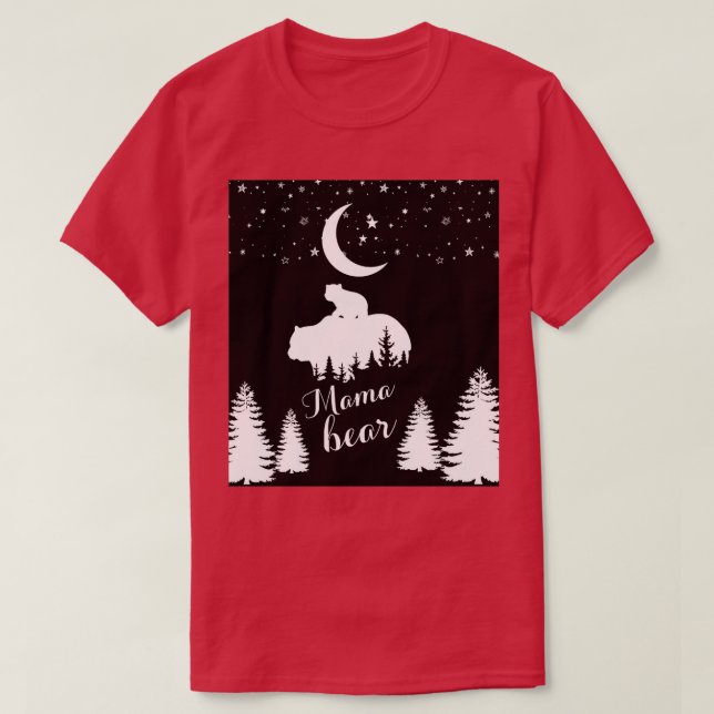 Camiseta TSirt Clássico do Urso da Mamãe (Frente do Design)