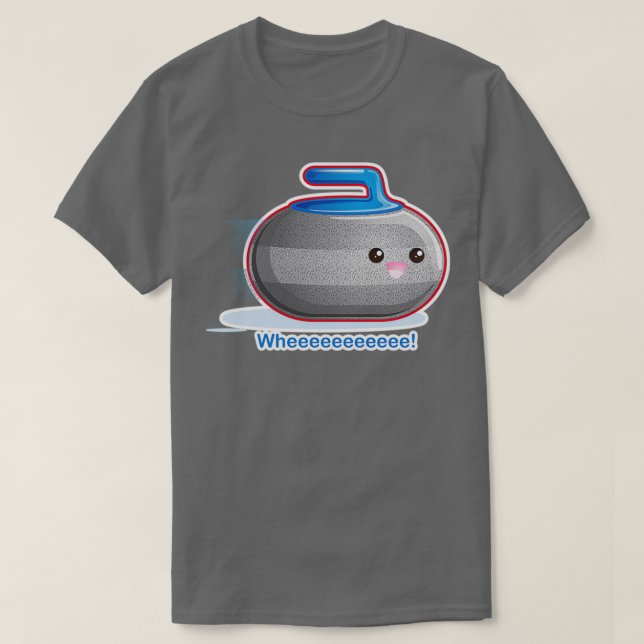 Camiseta TSirt Clássico Essencial de Pedra Curva (Frente do Design)