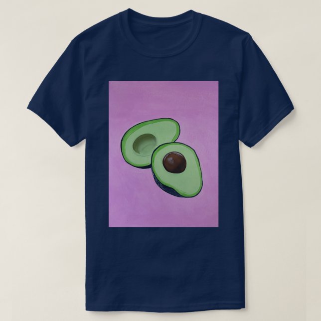 Camiseta TSirt Clássico Rosa Avocado (Frente do Design)