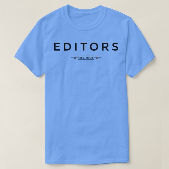 Camiseta TSirt simples EDITORS design Classic (Frente do Design)