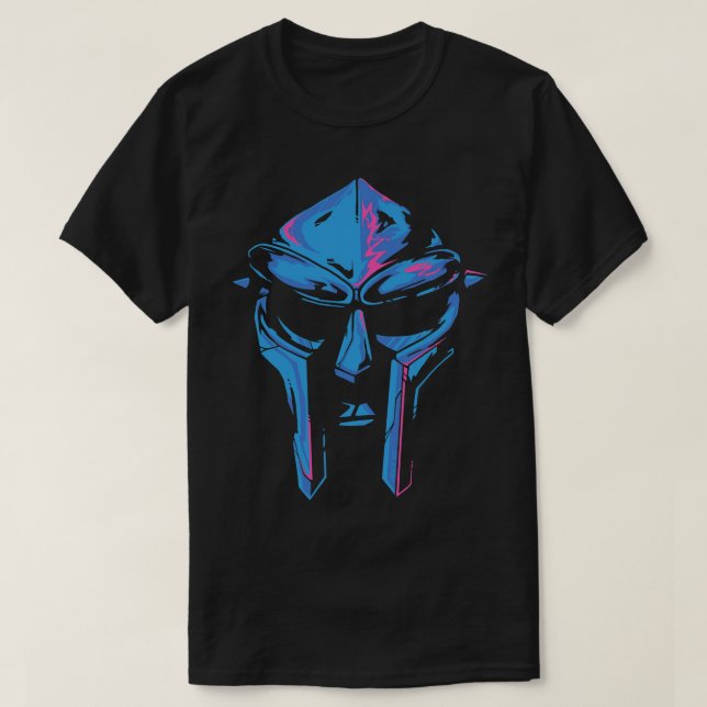 Camiseta TSirtal de máscara MF DOOM (Frente do Design)