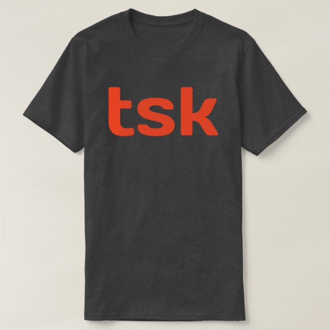 Camiseta TSK T simples (Frente do Design)