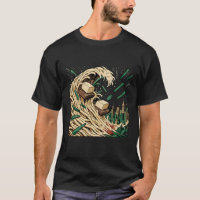 Tsunami de macarrão sobre arte Pop de Tóquio