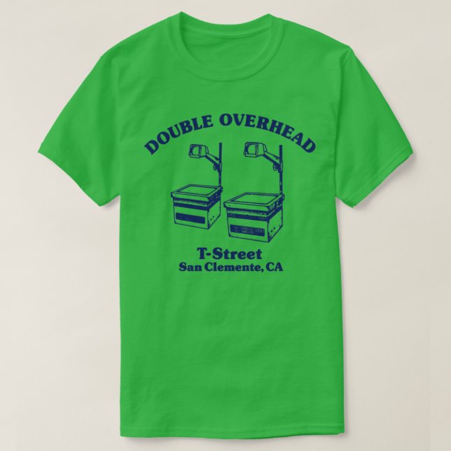 Camiseta Ttreet San Clemente duas vezes superior Luz CA (Frente do Design)