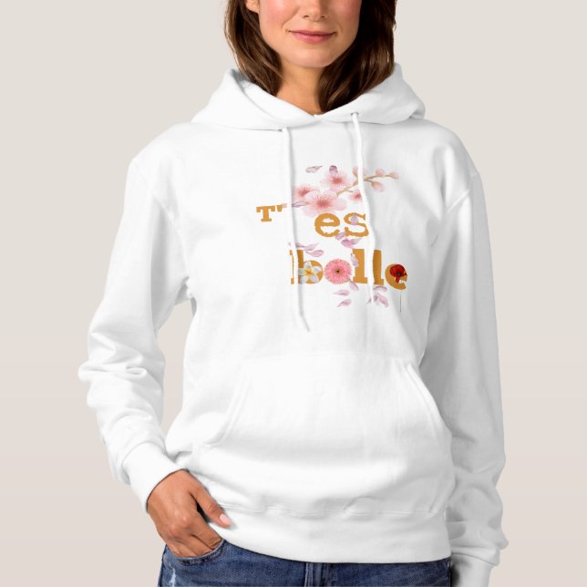 Camiseta Tu es belle (Frente)