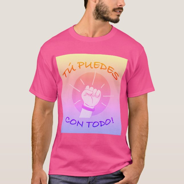 Camiseta tu puedes  (Frente)