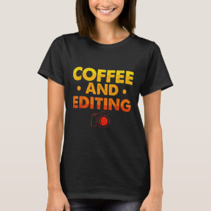 Camiseta Tu Vintage Café E Editando Fotógrafo Figurino