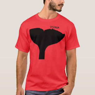 Camiseta TUAR, as baleias assassinas caudeiam os fluídos