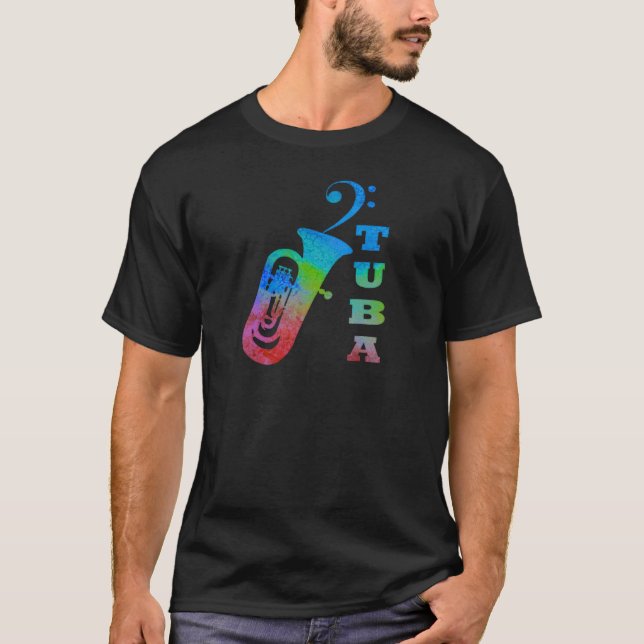 Camiseta Tuba com Clef baixo (Frente)