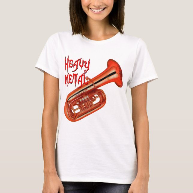 Camiseta Tuba do metal pesado (Frente)