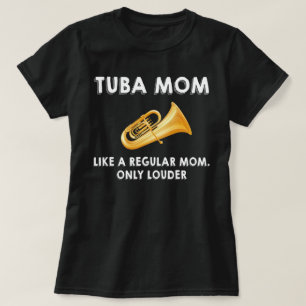 Camiseta Tuba Mãe Shirt, Tuba Mãe Gift, Tuba Player Shirt