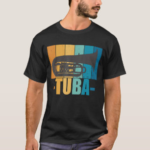 Camiseta Tuba Musical Vintage Instrumento Musical Inst Eóli