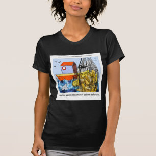 Camiseta Tuba Segura para Golfinhos Divertido