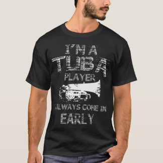 Camiseta Tuba vem cedo na música da banda marcial Tubas