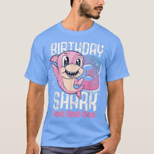 Camiseta Tubarão-aniversário de 3 anos de-Aniversário 3 Ano