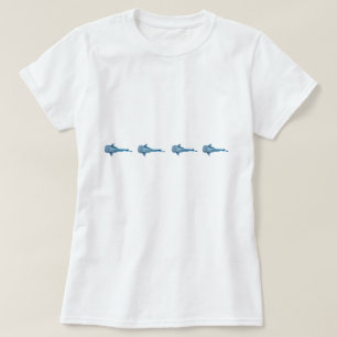 Camiseta Tubarão-baleia aquarela