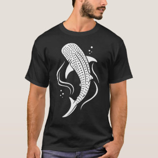 Camiseta Tubarão Baleia Vida Oceânica Animal Marinho Mergul