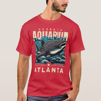 Camiseta Tubarão Baleia Vida Oceânica Atlanta Arte de Souve