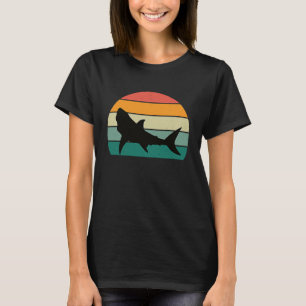 Camiseta Tubarão Barbatana Mordida Baleia Tubarão Branco Pr