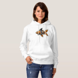 Camiseta Tubarão-Barbatana Peixe Dourado por Vin Z