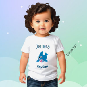 Camiseta Tubarão-bebê