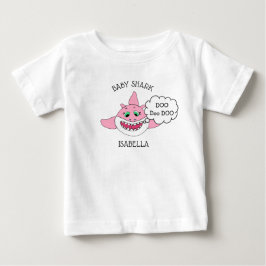 Camiseta Tubarão Bebê Personalizado Bebê's