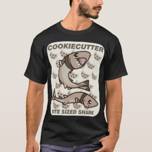 Camiseta tubarão-boca-de-cookie