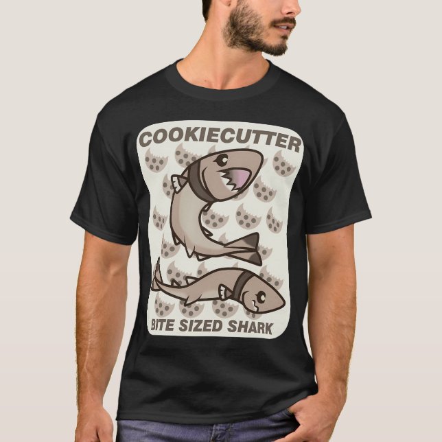 Camiseta tubarão-boca-de-cookie (Frente)